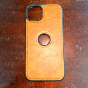 🔖 NWT - IPhone 14+ Leather Case